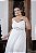Vestido com Argola Off White Quality Moda Plus Size Divas Verão loja - Imagem 3