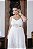 Vestido com Argola Off White Quality Moda Plus Size Divas Verão loja - Imagem 2