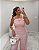 Conjunto Corselet em Renda e Pantalona Rosa Quality Moda Plus Size Dvs - Imagem 2