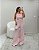 Conjunto Corselet em Renda e Pantalona Rosa Quality Moda Plus Size Dvs - Imagem 1