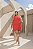 Vestido Curto em Lese Alças Largas Vermelho Quality Moda Plus Size Milliossi Verão loja - Imagem 1