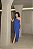 Vestido Ombro Único e Fenda Azul Quality Moda Plus Size Milliossi Verão loja - Imagem 6