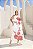Vestido Longo Frente Única Floral Fenda Lateral Quality Moda Plus Size Milliossi Verão loja - Imagem 1