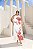 Vestido Longo Frente Única Floral Fenda Lateral Quality Moda Plus Size Milliossi Verão loja - Imagem 4
