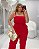 Conjunto Top e Calça Fivela Vermelho Quality Moda Plus Size Divas Verão loja - Imagem 2