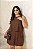 Vestido Macaquinho Camadas Brownie Quality Moda Plus Size dvs Alto Pré - Imagem 2