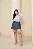 Short Saia Jeans Transpasse Quality Moda Plus Size dvs Alto loja - Imagem 1