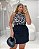 Short Saia Preto Quality Moda Plus Size rml Alto loja - Imagem 2