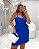Vestido Azul Bic com Recorte na Cintura Quality Moda Plus Size rml Alto loja - Imagem 2