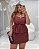 Conjunto Peplum Marrom Quality Moda Plus Size rml Alto loja - Imagem 2