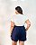 Bermuda Soft Navy Marinho Quality Moda Plus Size Alto qbl - Imagem 2