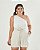Bermuda Soft Navy Off White Quality Moda Plus Size Alto qbl - Imagem 3