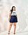 T-Shirt Santorini Off White Quality Moda Plus Size Alto qbl - Imagem 4