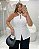Blusa Off White Frente Única Quality Moda Plus Size rml Alto loja - Imagem 1