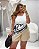 Regata Ombro Único com Fivela Off White Quality Moda Plus Size dub alto loja - Imagem 2