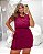 Conjunto Blusa e Saia Canelado Vinho Quality Moda Plus Size Alto mlj - Imagem 2
