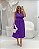 Vestido Midi Alfaitaria Roxo Quality Moda Plus Size Alto mlj - Imagem 1