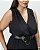 Vestido Midi Workwear Preto Moda Plus Size Alto qbl - Imagem 4