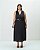 Vestido Midi Workwear Preto Moda Plus Size Alto qbl - Imagem 3