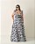 Vestido Longo Estampado Amalfi Quality Moda Plus Size Outono qbl loja - Imagem 1