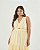 Vestido Midi Listrado Amarelo Quality Moda Plus Size qbl - Imagem 4