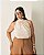 Blusa Gola Alta Bege Quality Moda Plus Size Outono qbl loja Outono - Imagem 1