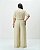 Conjunto Blusa e Pantalona Bege Quality Moda Plus Size Alto qbl - Imagem 2