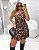 Vestido Macaquinho Animal Print Quality Moda Plus Size rml Outono Loja - Imagem 5