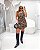 Vestido Macaquinho Animal Print Quality Moda Plus Size rml Outono Loja - Imagem 1