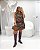 Vestido Macaquinho Camadas Animal Print Quality Moda Plus Size dvs Outono loja - Imagem 1