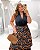 Saia Midi Transpassada Animal Print Quality Moda Plus Size dvs Outono - Imagem 5