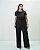 Calça Reta com Nervuras Preta Quality Moda Plus Size Outono qbl - Imagem 1