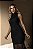 Vestido longo Drapeado em Tule Preto Quality Moda Plus Size dvs Outono Preview - Imagem 3