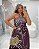 Vestido Longo Flor da Noite Marrom Quality Moda Plus Size dub outono loja - Imagem 2
