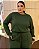 Conjunto Blusa ML e Calça Comfy Tricot Leve Verde Quality Moda Plus Size Outono mca loja - Imagem 3