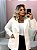 Casaco Lã Batida Off white Quality Moda Plus Size rml Outono loja - Imagem 1