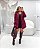 Casaco Lã Batida Bordo Quality Moda Plus Size rml Outono loja - Imagem 1
