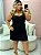 Vestido Curto Alça Dupla Preto Quality Moda Plus Size rml Outono Loja - Imagem 1