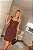 Vestido Curto Alça Dupla Marrom Quality Moda Plus Size rml Outono Loja - Imagem 4