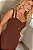 Vestido Curto Alça Dupla Marrom Quality Moda Plus Size rml Outono Loja - Imagem 2