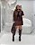 Saia Couro PU Marrom Quality Moda Plus Size rml Inverno Loja - Imagem 6