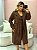 Sobretudo Lã Batida Marrom Quality Moda Plus Size rml Outono loja - Imagem 1