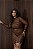 Vestido Tomara que Caia em Couro Fake Brownie Quality Moda Plus Size dvs Outono Preview - Imagem 1
