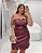 Vestido Tomara que Caia em Couro Fake Borgonha Quality Moda Plus Size dvs Outono Preview - Imagem 2