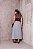 Saia Midi Couro Cinza Quality Moda Plus Size dub outono loja - Imagem 2