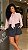 Camisa Laço Gravatta Rosa Quality Moda Plus Size dub Inverno loja - Imagem 2