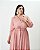 Vestido Midi Chemise Pasley Rosa Quality Moda Plus Size Outono qbl Preview - Imagem 4