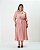 Vestido Midi Chemise Pasley Rosa Quality Moda Plus Size Outono qbl Preview - Imagem 1