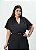 Blusa com Franzidos Preta Quality Moda Plus Size Outono qbl Preview - Imagem 1