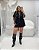 Conjunto Parka com Saia Short Preto Quality Moda Plus Size Inverno Loja rml - Imagem 4